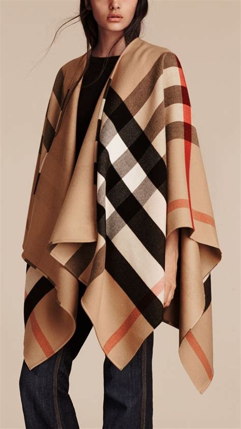 burberry ponchos for women|how to authentic Burberry poncho.